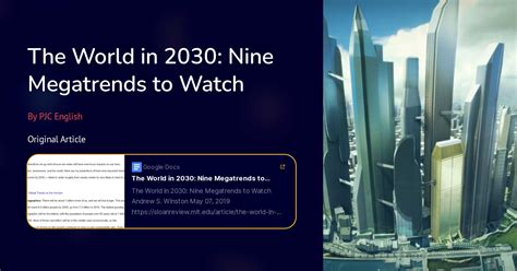 megatrends examples|The World in 2030: Nine Megatrends to Watch .